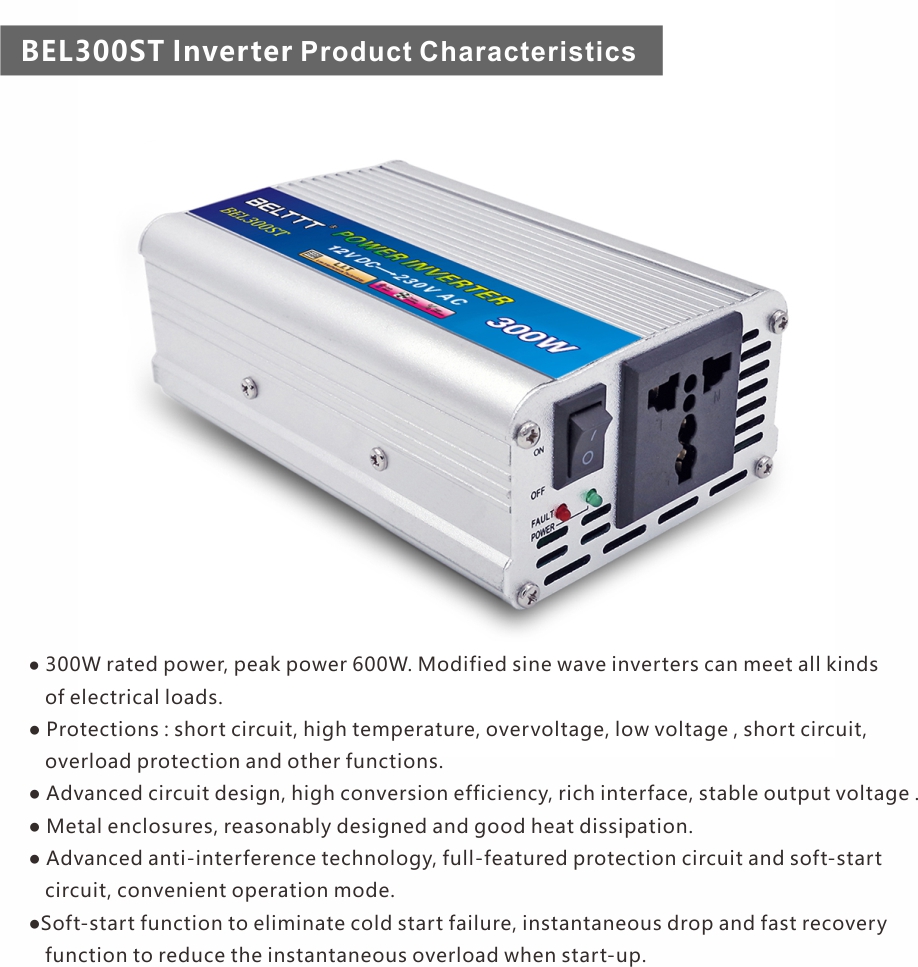 BELTTT 300W modified sine wave inverter